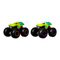 Транспорт и спецтехника - Машинки Hot Wheels Monster trucks Микеланджело и Донателло 1:64 (FYJ64/GTJ53)