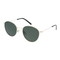 Сонцезахисні окуляри - Сонцезахисні окуляри INVU Kids Круглі чорні із золотистою оправою (K1100C)