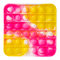 Антистресс игрушки - Антистресс HGL Push poppers Tie-dye Квадрат розово-желтый (SV21011SV21011-6)