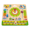 Навчальні іграшки - Ігровий набір Viga Toys Дерев'яний календар з годинником англійською (44538)