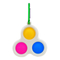 Антистрес іграшки - Іграшка-антистрес Shantou Jinxing Simple dimple Сімпл дімпл на 3 пупирки (SF210502)