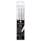 Канцтовари - Набір гелевих ручок Sakura Basic 05 fine білий 3 штуки (POXPGBWH3A)