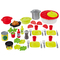 Детские кухни и бытовая техника - Игровой набор Ecoiffier 100% Chef Готовим салат 43 предмета (002521)