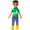 Ляльки - Лялька Polly Pocket Ніколас Веллс в зеленій футболці (FWY19/GFT90)
