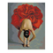 Мозаїка - Алмазна картина Strateg Балерина квітка 40х50 см (FA13209)