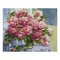 Мозаика - Алмазная картина Strateg Розовые пионы в вазе 40х50 см (FA20138)