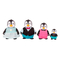 Фігурки тварин - Набір фігурок Li`l Woodzeez Сім'я Пінгвінів (WZ6664Z)