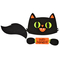 Аксесуари для свят - Набір стікерів Yes Fun Хелловін Чорний кіт (973530)