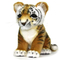 Мягкие животные - Мягкая игрушка Hansa Малыш амурского тигра 26 см (4806021972960)