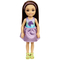 Ляльки - Лялька Barbie Club Chelsea Брюнетка у фіолетовому топі з єдинорогом (DWJ33/GXT39)