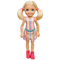 Ляльки - Лялька Barbie Club Chelsea Білявка в смугастому топі (DWJ33/GXT38)