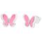 Ювелірні прикраси - Сережки UMa&UMi Fly Метелики рожеві (0010000016932)