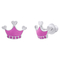 Ювелірні прикраси - Сережки UMa&UMi Symbols Корона рожеві (0010000016994)