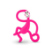 Погремушки, прорезыватели - Прорезыватель Matchistick Monkey Танцующая обезьянка розовый (MM-DMT-003)