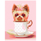 Товари для малювання - Картина за номерами Rosa Start Cute Dog in a Cup (N00013800)
