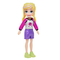 Куклы - Кукла Polly Pocket Блондинка в фиолетовых шортах и розовой кофточке (FWY19/HDW45)