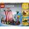 Конструктори LEGO - Конструктор LEGO Creator Корабель вікінгів і Мідгардський змій (31132)