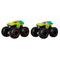 Автомоделі - Набір машинок Hot Wheels Monster Trucks Michelangelo vs Donatello (FYJ64/HNX31)