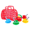 Детские кухни и бытовая техника - Игровой набор Technok Корзина с набором посуды красная (1608/1)