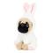 Мягкие животные - Мягкая игрушка Shantou Jinxing Мопс в костюме кролика 20 см (K4202/3)