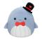 Мягкие животные - Мягкая игрушка Squishmallows Синий кит Самир 30 см (SQVA00873)