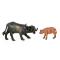 Фигурки животных - Набор фигурок Kids Team Сафари Африканский бык и теленок (Q9899-A25/1)