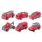 Транспорт і спецтехніка - Ігровий набір Автопром Пожежні машини з килимком (PS004-3)
