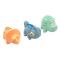 Іграшки для ванни - Набір для купання Bibi Toys Тваринки хамелеон, динозавр, крокодил (761070BT)