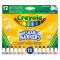 Канцтовари - Набір фломастерів Crayola Washable широка лінія 12 кольорів (58-8340)
