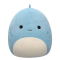 Подушки - М'яка іграшка Squishmallows Синій Динозавр 40 см (SQCR07049)