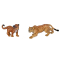 Фигурки животных - Набор фигурок Kids Team Сафари Леопард с детенышем (Q9899-A22/2)