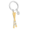 Брелоки - Брелок Metalmorphose Ski with snowflake charm (8000020592969)