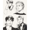 Товари для малювання - Картина за номерами Art Craft BTS. Fan Art 40 х 50 см (10278-AC)