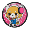 Біжутерія та аксесуари - Бейдж на липучці Kite Aggretsuko (AR25-3011)
