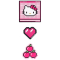 Біжутерія та аксесуари - Набір бейджів на липучці Kite Hello Kitty 3 шт (HK25-3012-2)