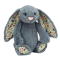Мягкие животные - Мягкая игрушка Jellycat Зайчик серо-голубой M 31 см (BL3DUSKN)