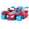 Автомоделі - Ігровий набір Marvel Spidey Deluxe Feature Vehicle Spidey Team Split Racer 3 в 1 (SNF0271)