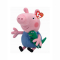 Персонажі мультфільмів - М'яка іграшка TY Peppa Pig Джордж 15 см (46130)