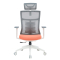 Меблі для геймерів - ​Крісло OfficePro Balance White/Dark Gray/Orange (OC550-W-DG-OR)