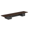 Меблі для геймерів - Підставка для монітора OfficePro Dark Wood/Black (MR177DW)