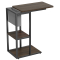 Мебель для геймеров - Приставной столик OfficePro Dark wood black с лотком для хранения (SD175DW)