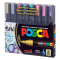 Канцтовари - ​Набір маркерів UNI Posca Metallic Color 8 шт (PC-5M METALLIC COLOR 8C)