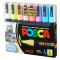Канцтовари - ​Набір маркерів UNI Posca Soft Color 8 шт (PC-5M SOFT COLOR 8C)