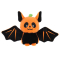 Мягкие животные - Мягкая игрушка Keel toys Keeleco Halloween Летучая мышь оранжевая 13 см (EH3880/2)