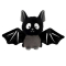 Мягкие животные - Мягкая игрушка Keel toys Keeleco Halloween Летучая мышь черная 13 см (EH3880/3)