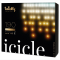 Меблі для геймерів - ​Гірлянда Smart LED Twinkly Icicle AWW 190 IP44 5м кабель прозорий (TWI190GOP-TEU)