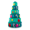 Ігрові комплекси, гойдалки, гірки - М'яка піраміда Tia-Sport Новорічна ялинка (sm-0551) (750)
