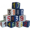 Ігрові комплекси, гойдалки, гірки - Набір кубиків Tia-Sport Цифри різнокольорові 20х20х20 см (sm-0374) (798)