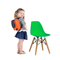 Дитячі меблі - Дитячий стілець Тауер Вaby SDM пластиковий Зелений (hub_bEDl88416)