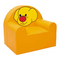 Детская мебель - Кресло детское Tia-Sport Песик оранжевый (sm-0482) (635)